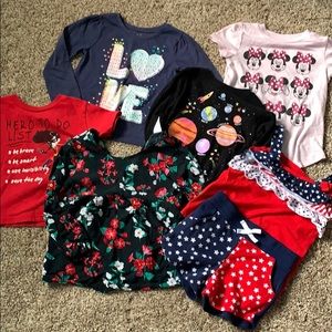 3T Girls Assorted Clothing